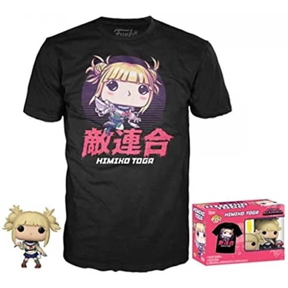 Funko Pop! + Tee Bundle – My Hero Academia: Himiko Toga (Unmasked) Vinyl Figure